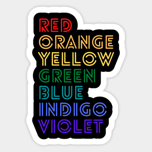 ROYGBIV Sticker